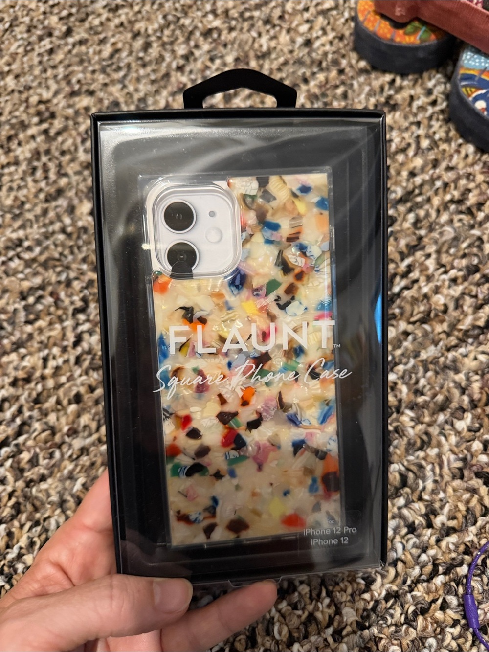 Multicolor Confetti Phone Case for iPhone 12 / 12 Pro flaunt